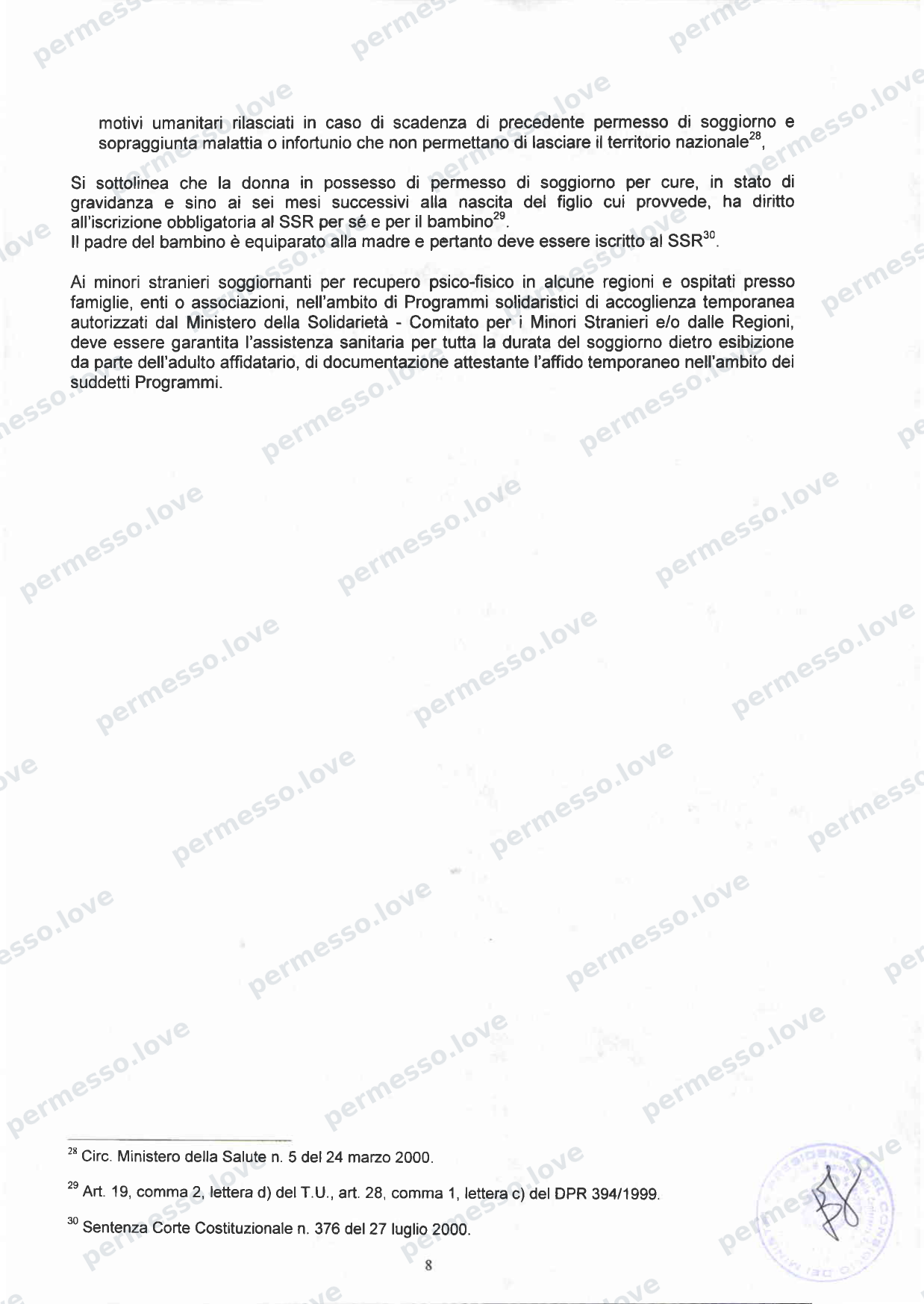 Accordo Stato-Regioni sulla assistenza sanitaria agli stranieri in Italia (2012, Rep. N 255/CSR) - pagina 11/65