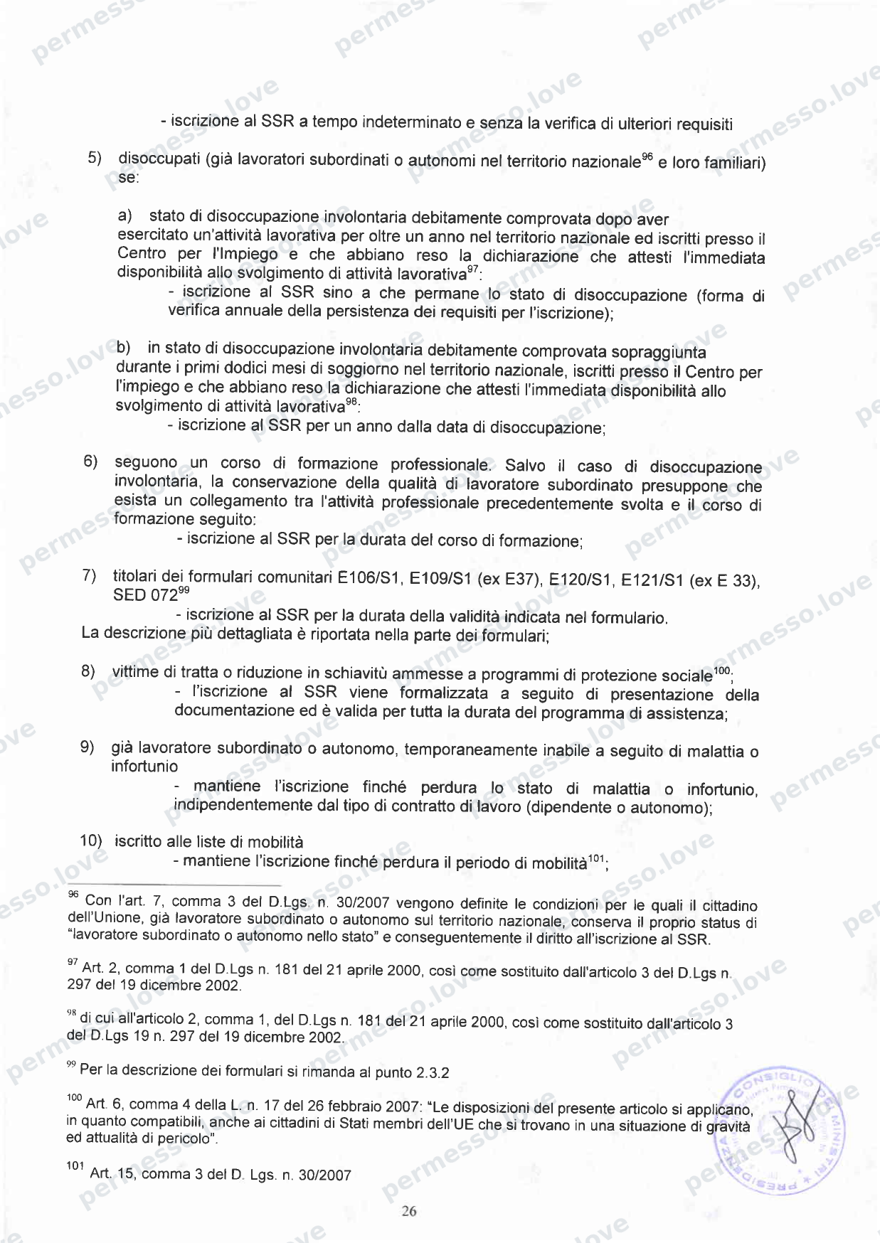 Accordo Stato-Regioni sulla assistenza sanitaria agli stranieri in Italia (2012, Rep. N 255/CSR) - pagina 29/65