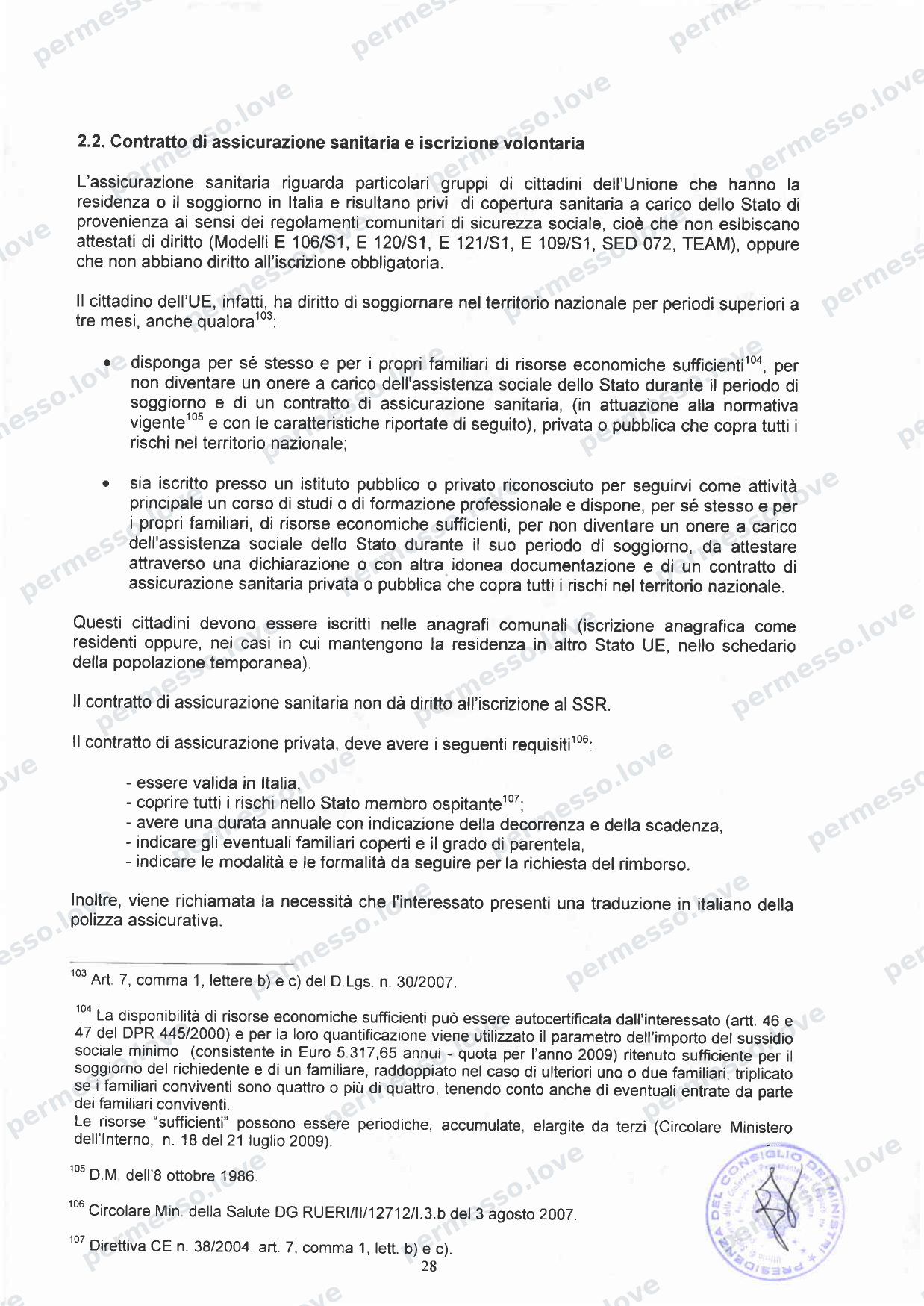 Accordo Stato-Regioni sulla assistenza sanitaria agli stranieri in Italia (2012, Rep. N 255/CSR) - pagina 31/65