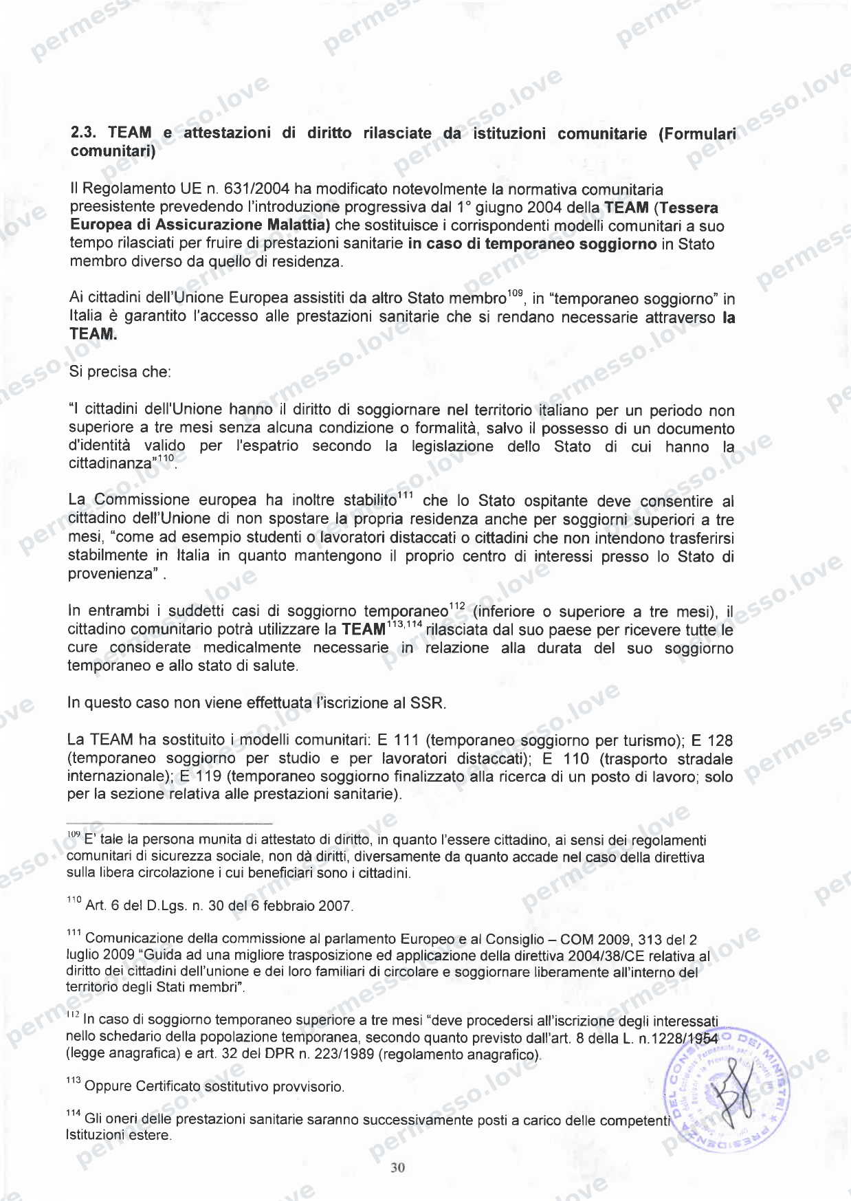 Accordo Stato-Regioni sulla assistenza sanitaria agli stranieri in Italia (2012, Rep. N 255/CSR) - pagina 33/65