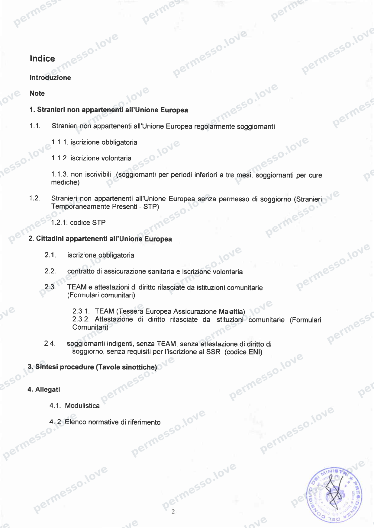 Accordo Stato-Regioni sulla assistenza sanitaria agli stranieri in Italia (2012, Rep. N 255/CSR) - pagina 5/65