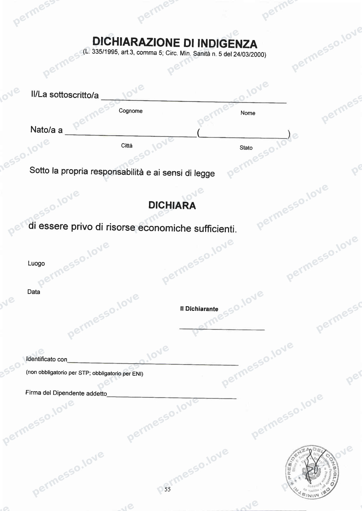 Accordo Stato-Regioni sulla assistenza sanitaria agli stranieri in Italia (2012, Rep. N 255/CSR) - pagina 58/65