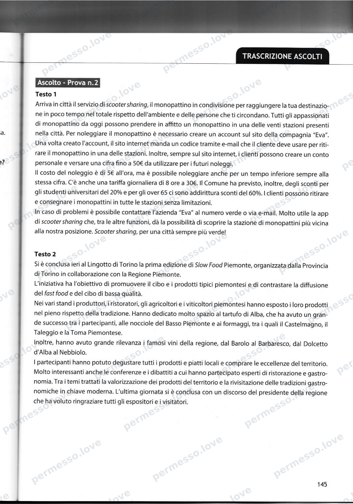 Учебник подготовки к экзамену CILS B1 cittadinanza (Casus Libri) - страница 115/141