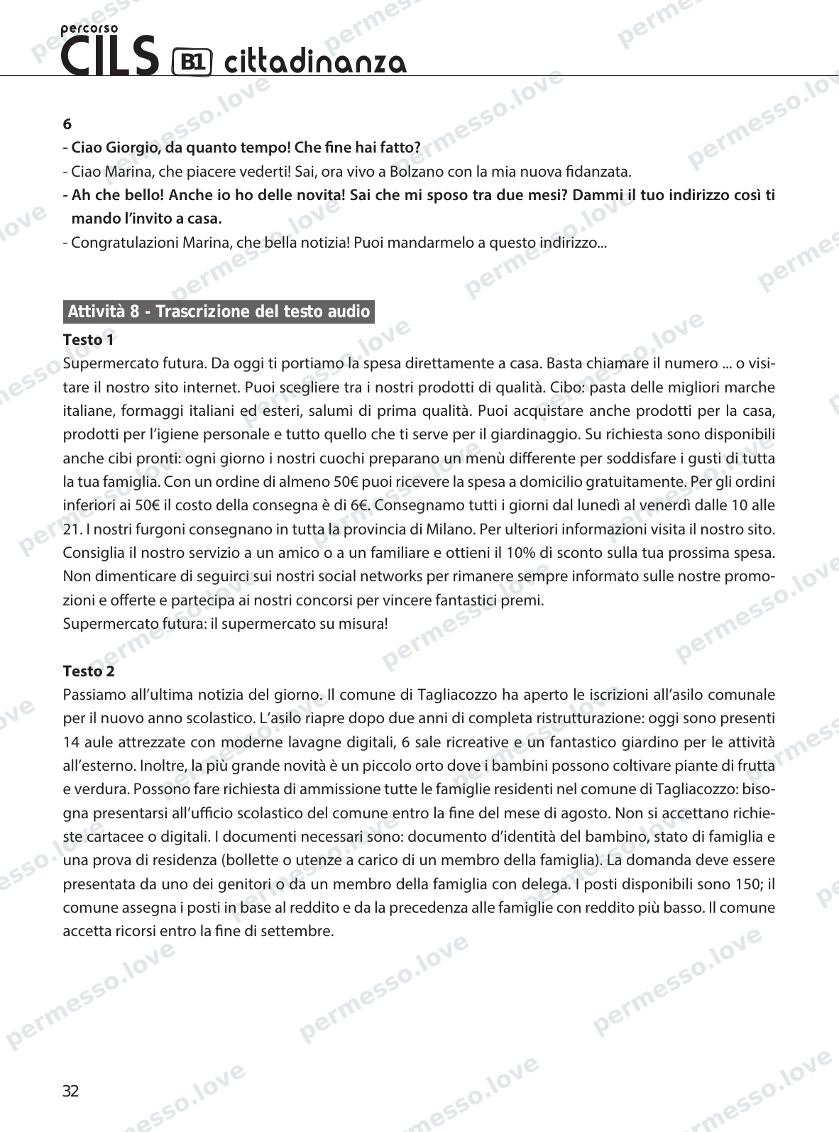 Учебник подготовки к экзамену CILS B1 cittadinanza (Casus Libri) - страница 12/141
