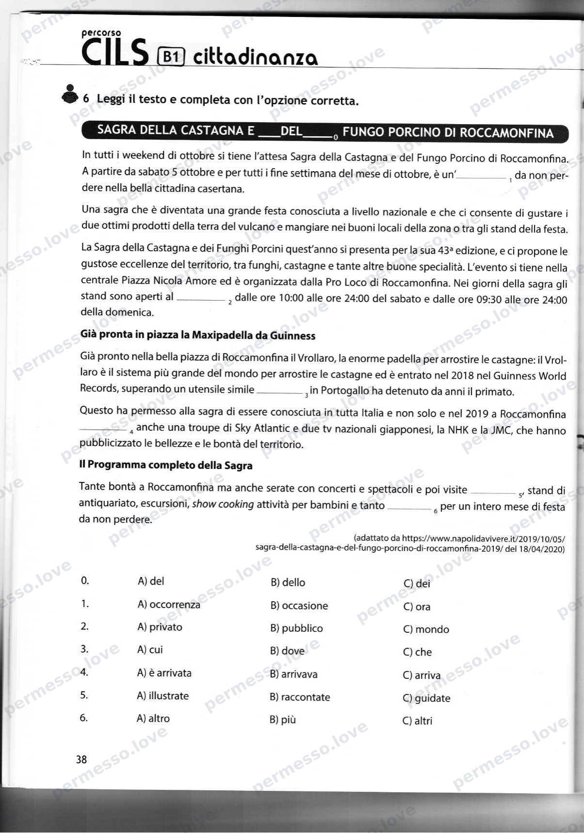 Учебник подготовки к экзамену CILS B1 cittadinanza (Casus Libri) - страница 17/141
