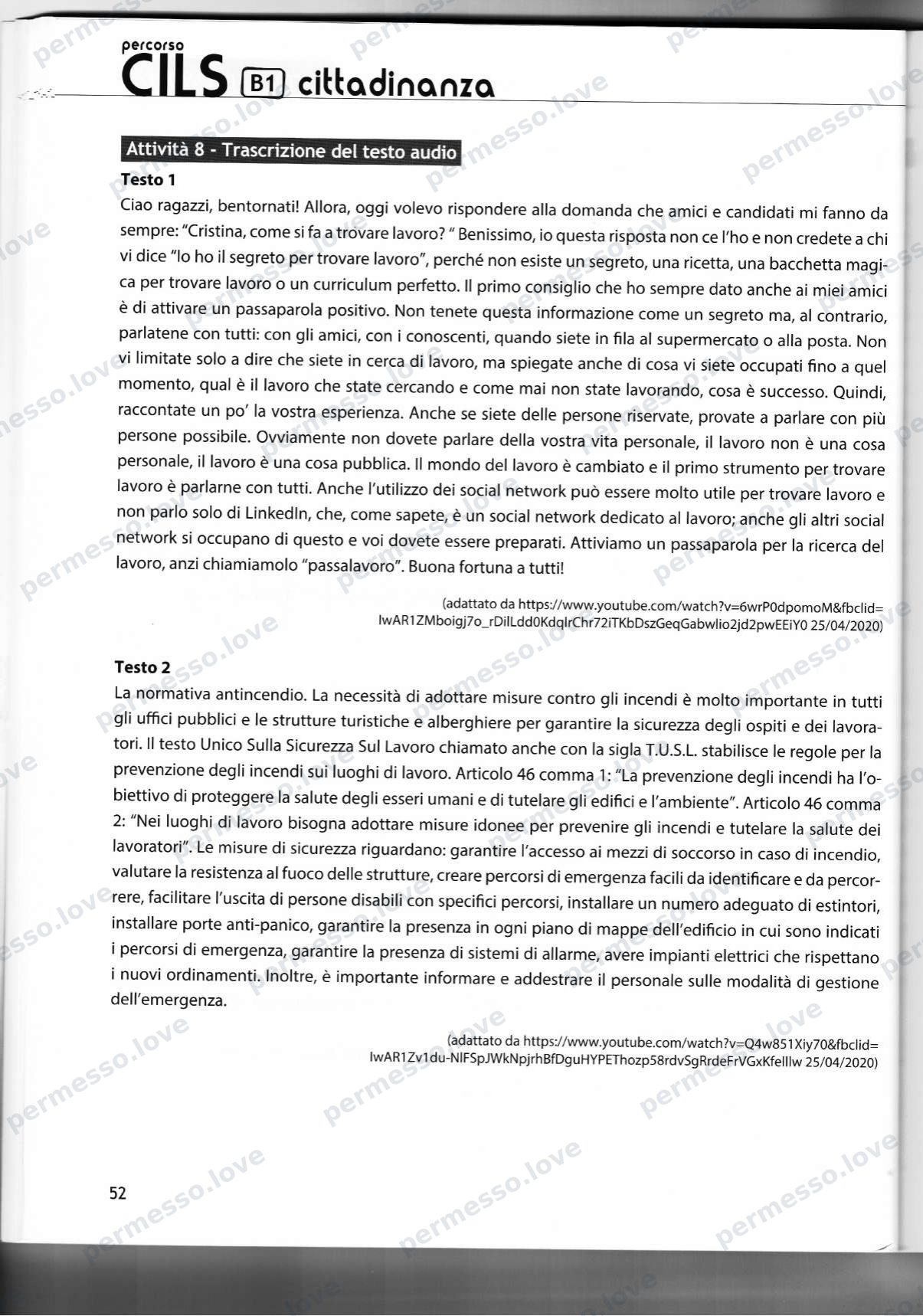 Учебник подготовки к экзамену CILS B1 cittadinanza (Casus Libri) - страница 30/141
