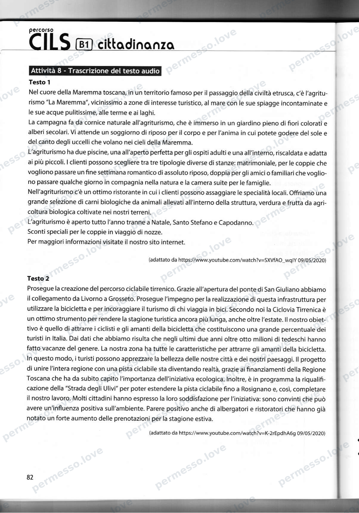 Учебник подготовки к экзамену CILS B1 cittadinanza (Casus Libri) - страница 57/141