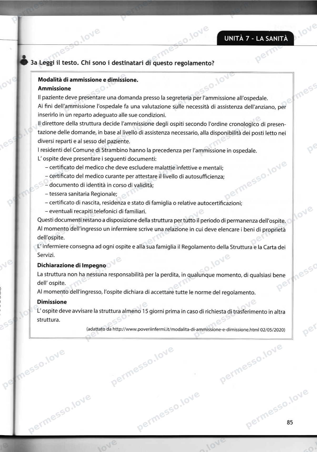 Учебник подготовки к экзамену CILS B1 cittadinanza (Casus Libri) - страница 59/141