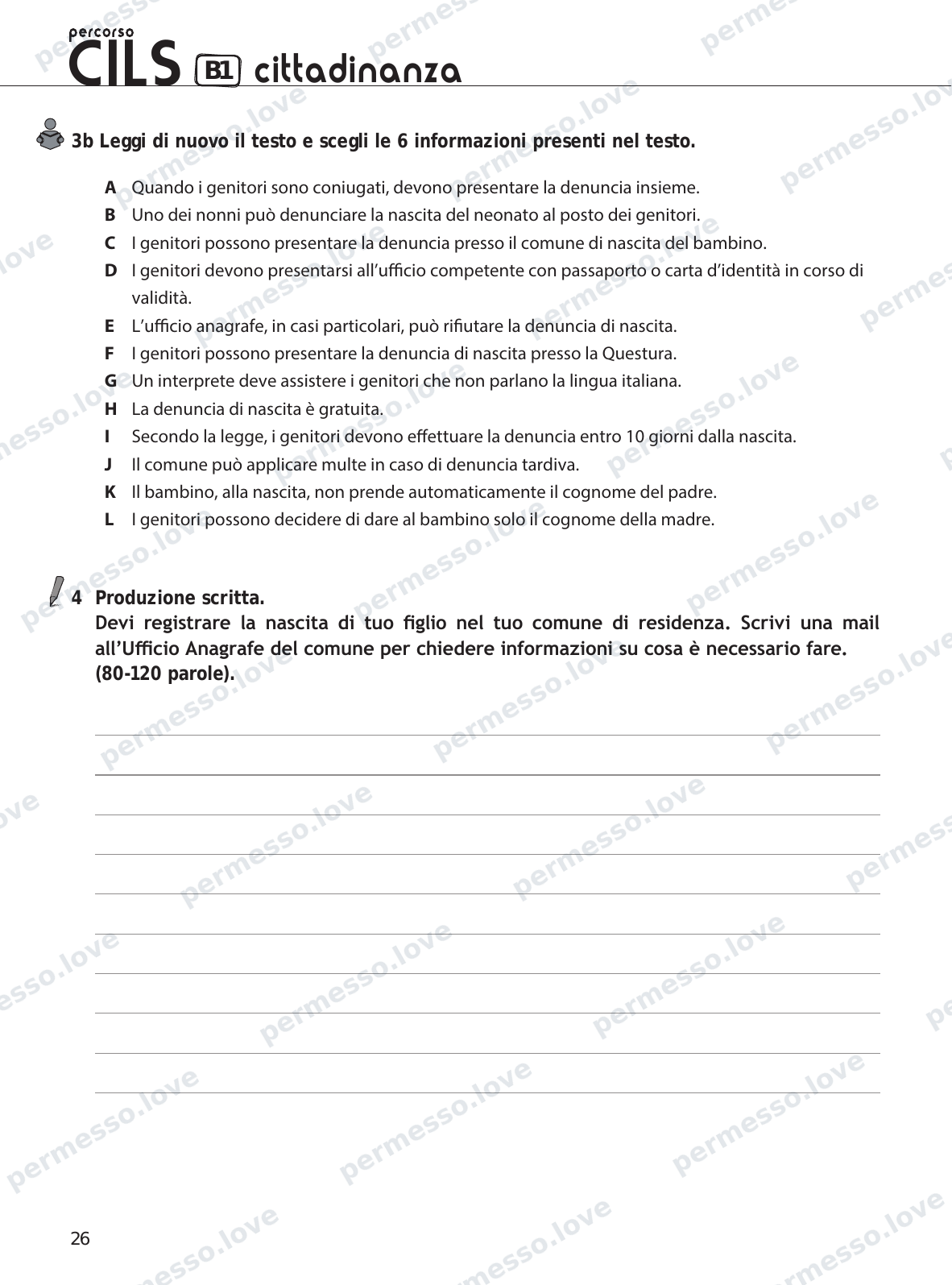 Учебник подготовки к экзамену CILS B1 cittadinanza (Casus Libri) - страница 6/141