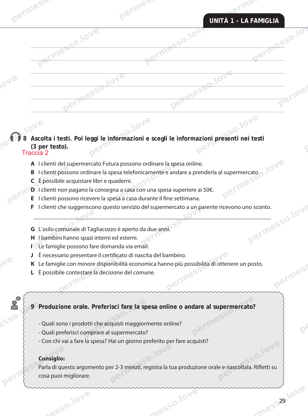 Учебник подготовки к экзамену CILS B1 cittadinanza (Casus Libri) - страница 9/141