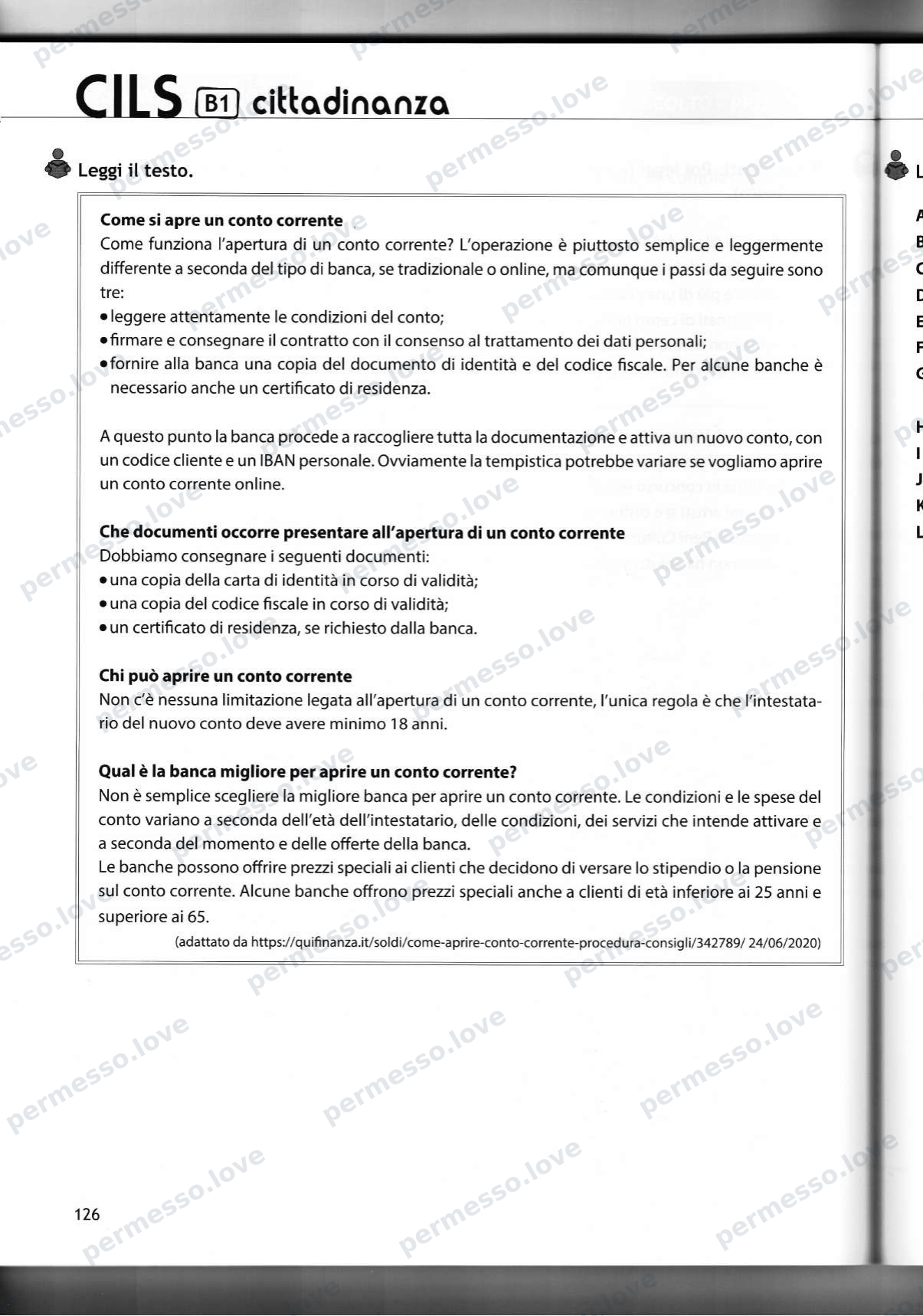 Учебник подготовки к экзамену CILS B1 cittadinanza (Casus Libri) - страница 97/141