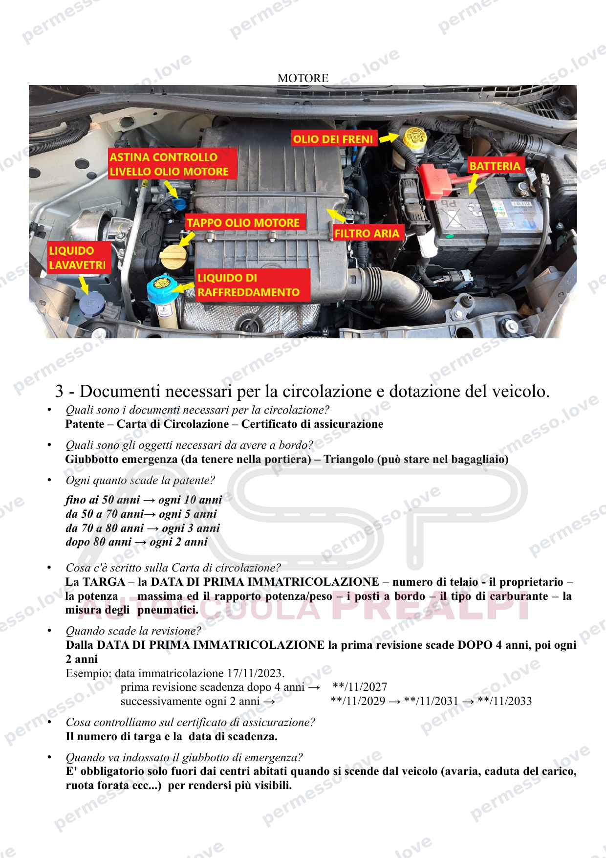 Guida al primo step dell'esame di guida per la patente di categoria B in Italia - pagina 3/6