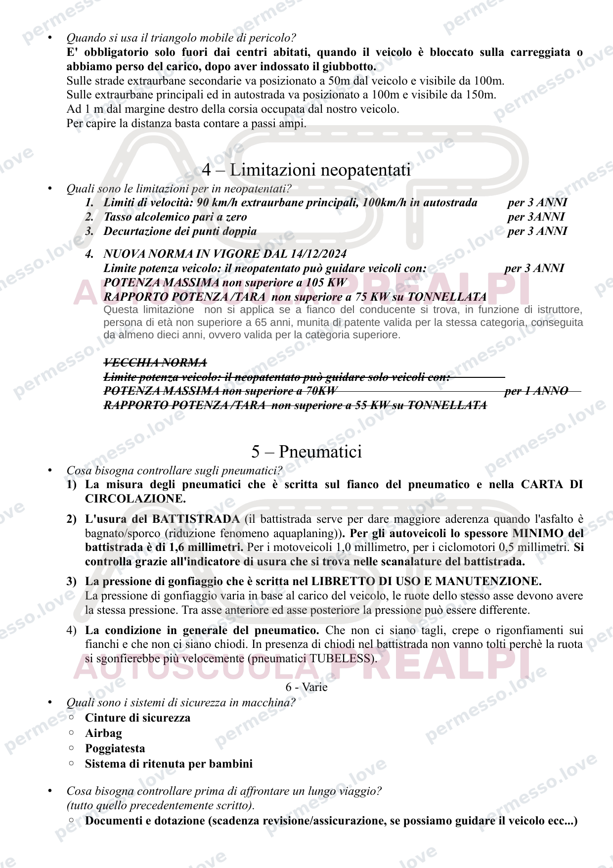Guida al primo step dell'esame di guida per la patente di categoria B in Italia - pagina 4/6