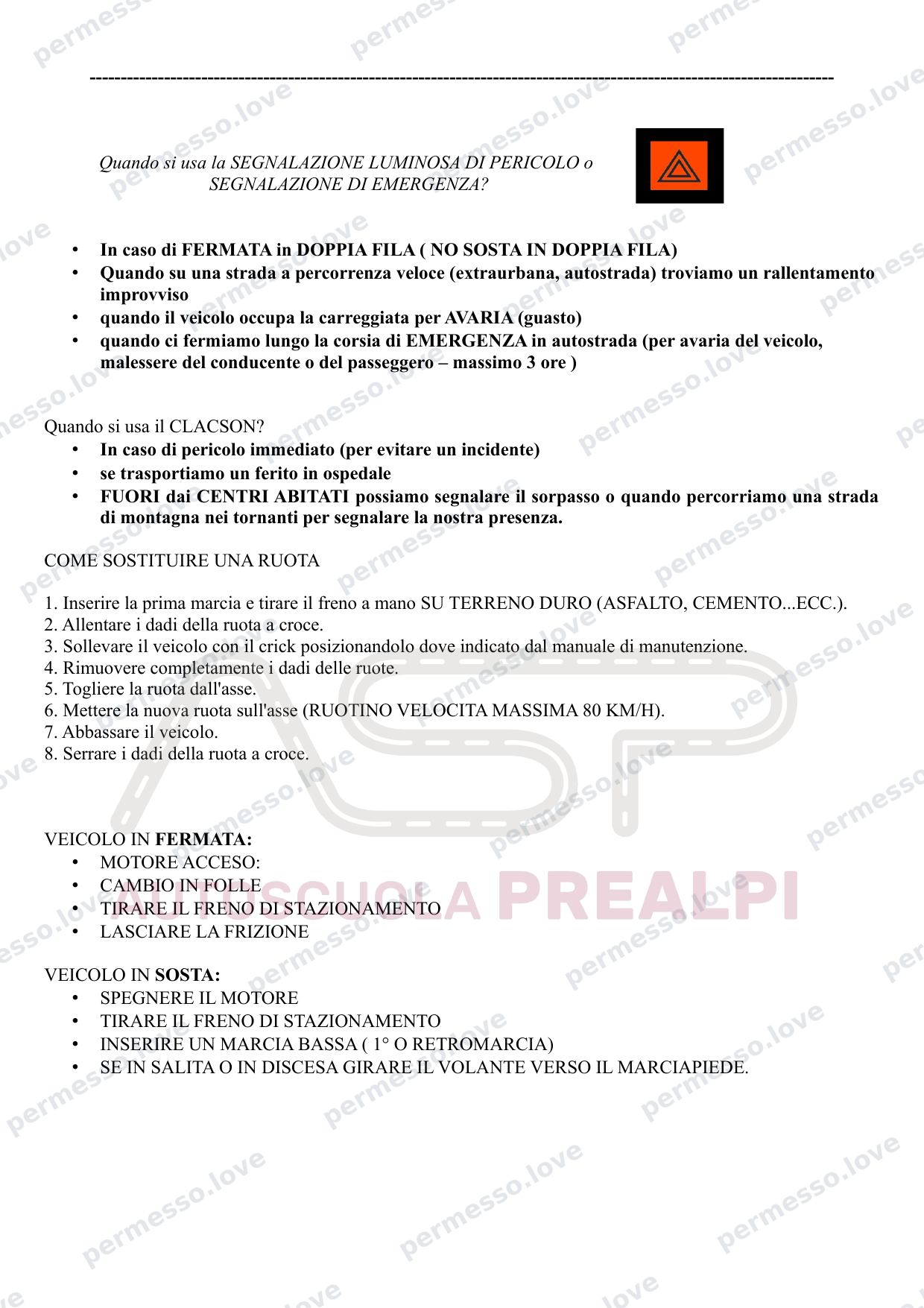 Guida al primo step dell'esame di guida per la patente di categoria B in Italia - pagina 6/6