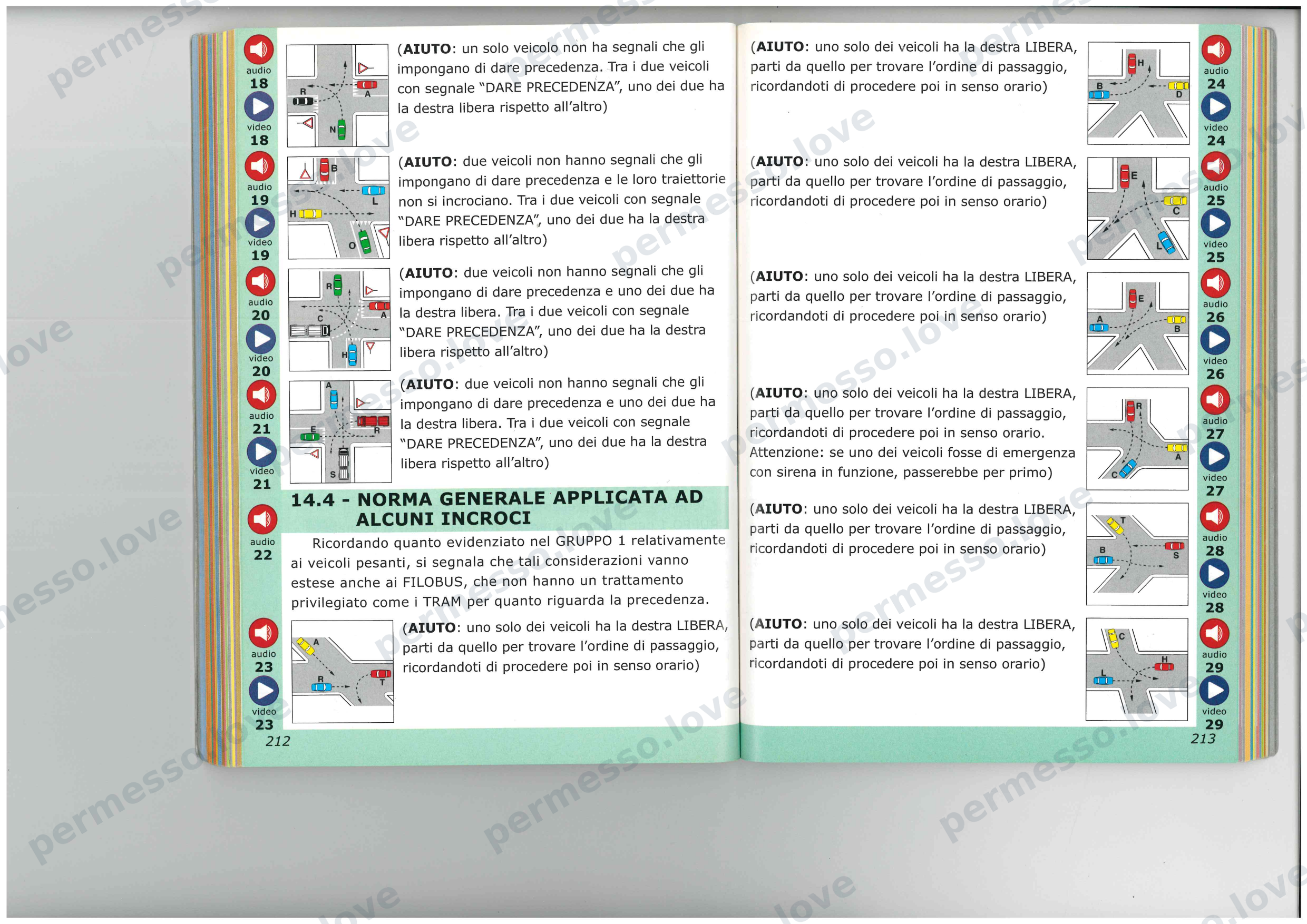Patente Semplificato - Chapters 13-19 (Traffic Regulations) - page 16/57