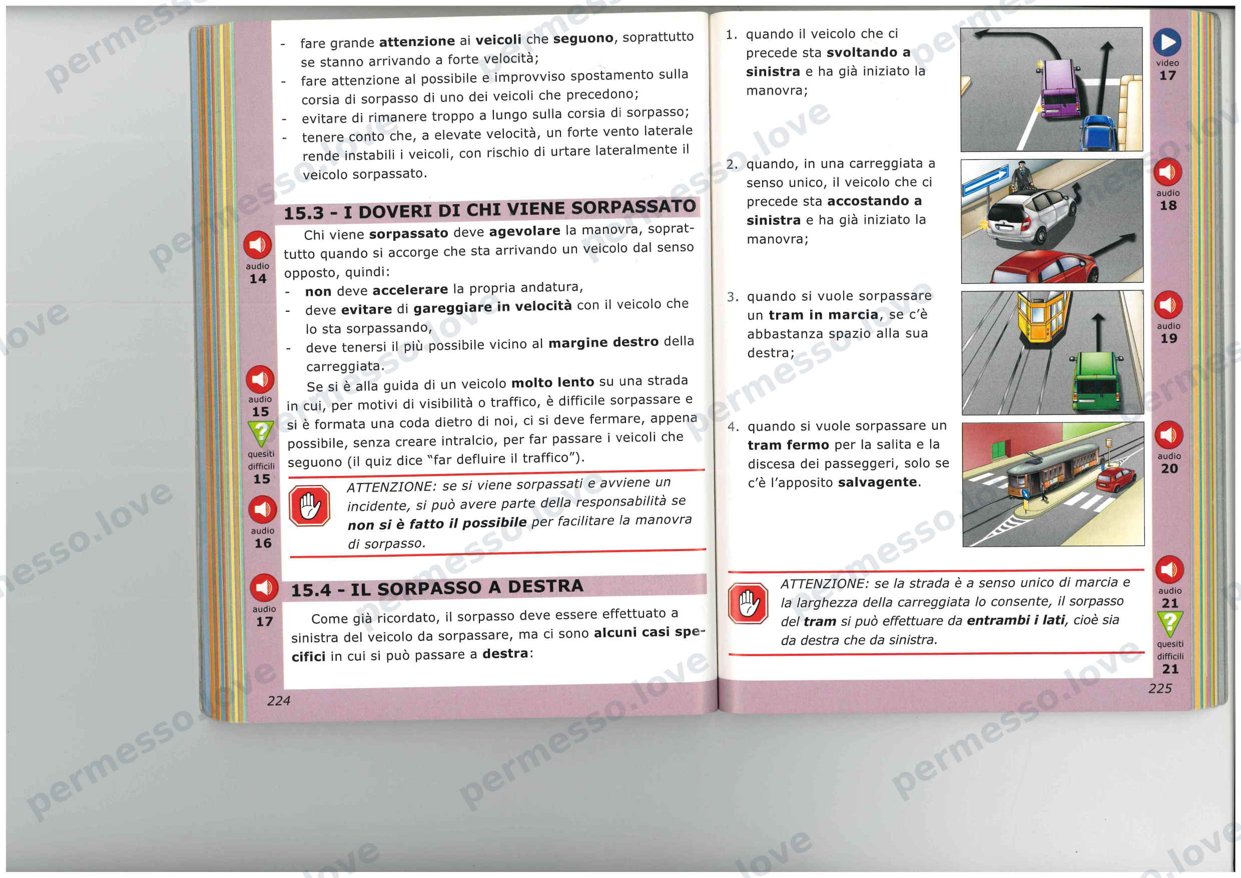 Patente Semplificato - Chapters 13-19 (Traffic Regulations) - page 22/57