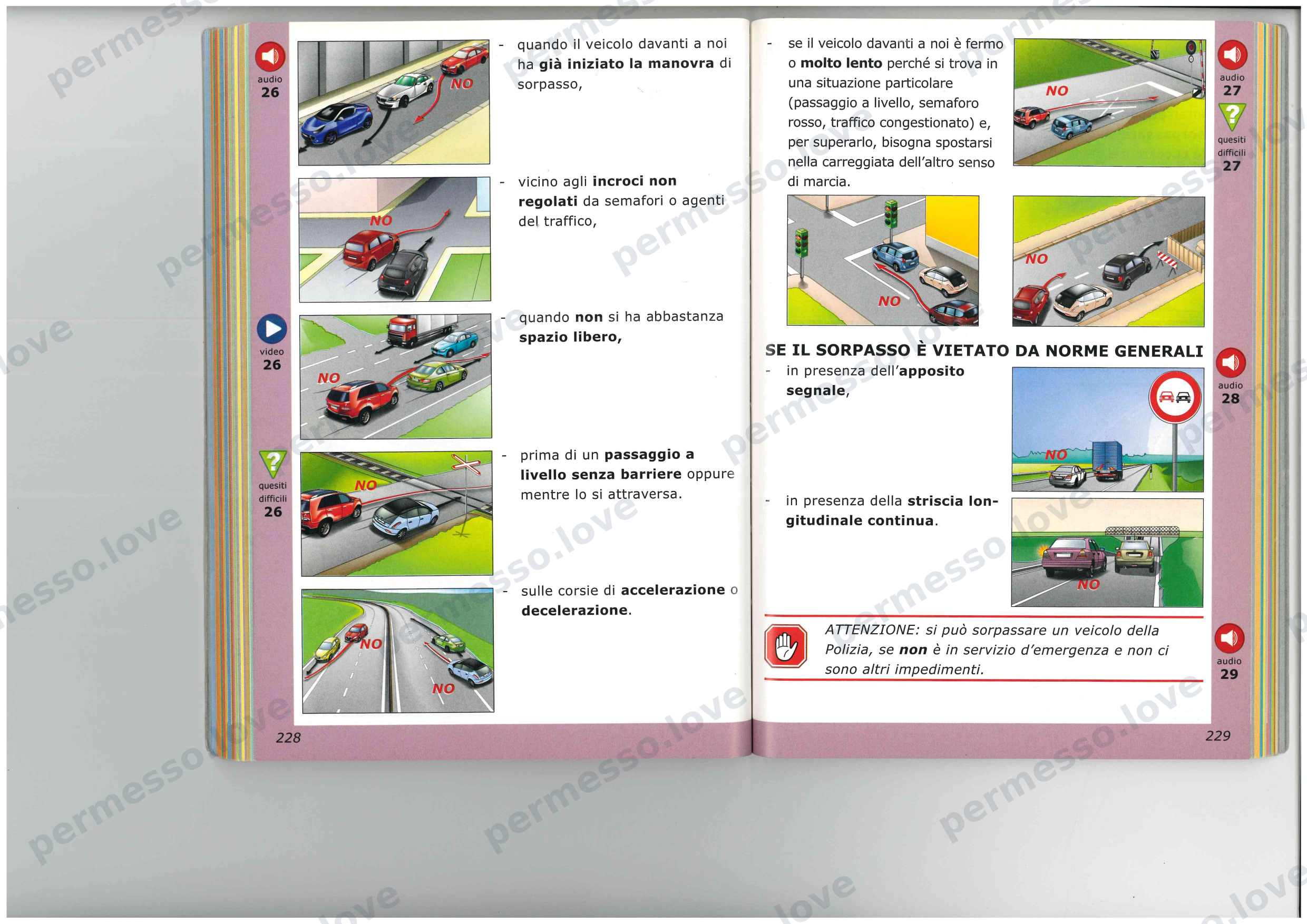 Patente Semplificato - Chapters 13-19 (Traffic Regulations) - page 24/57