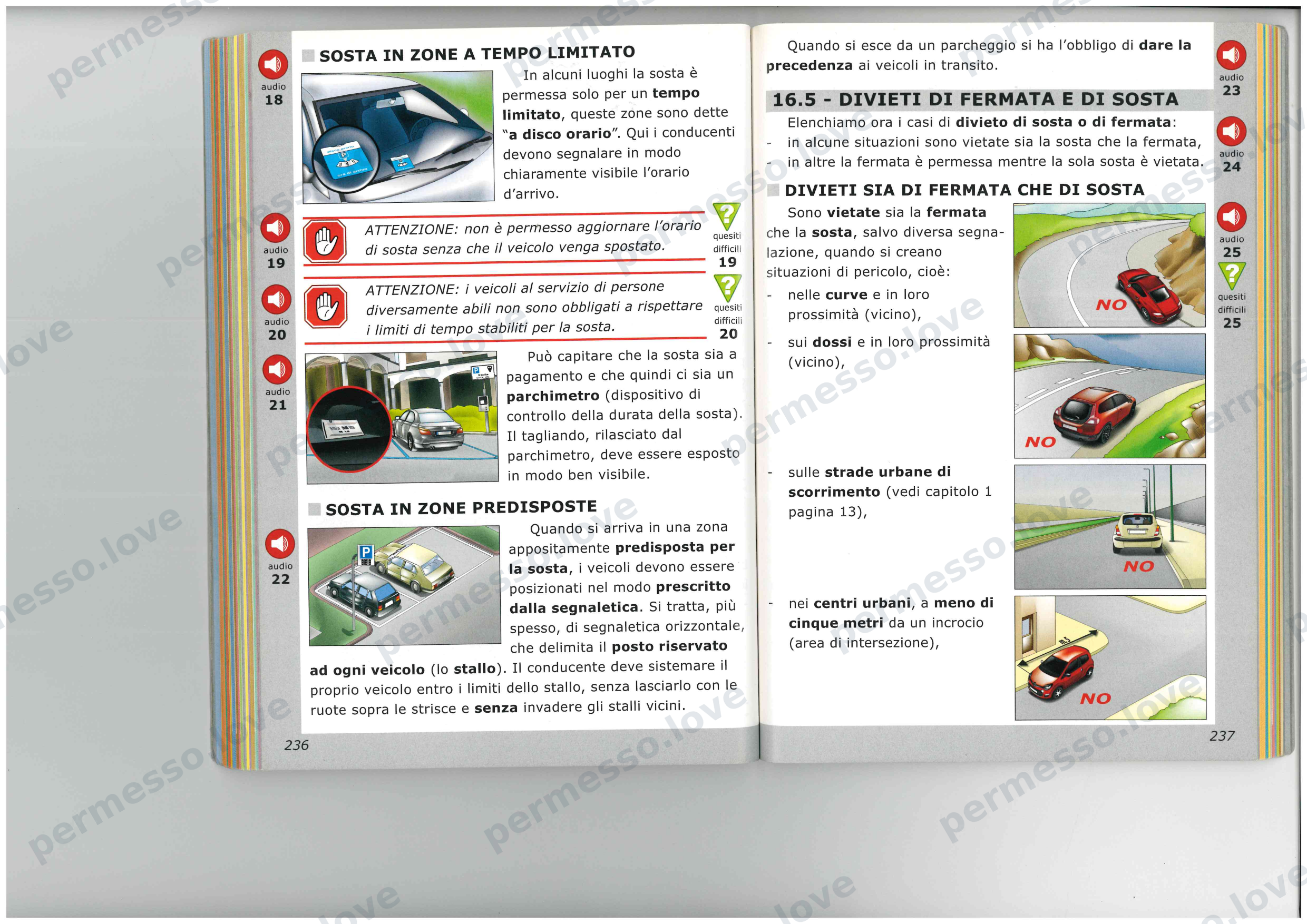 Patente Semplificato - Chapters 13-19 (Traffic Regulations) - page 28/57