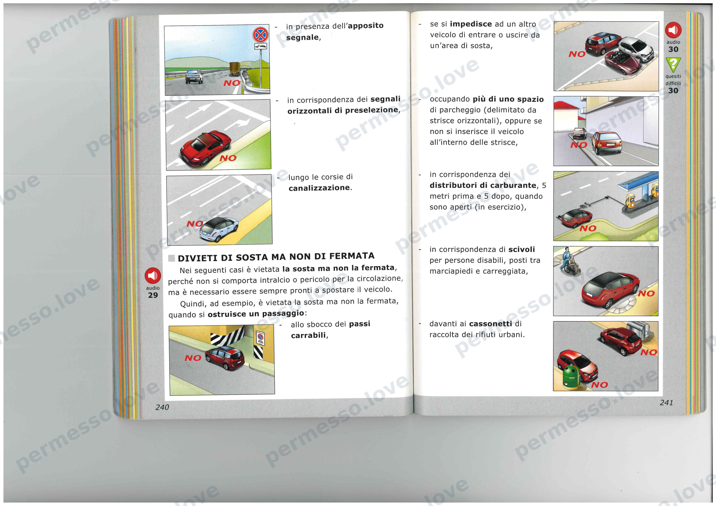 Patente Semplificato - Chapters 13-19 (Traffic Regulations) - page 30/57