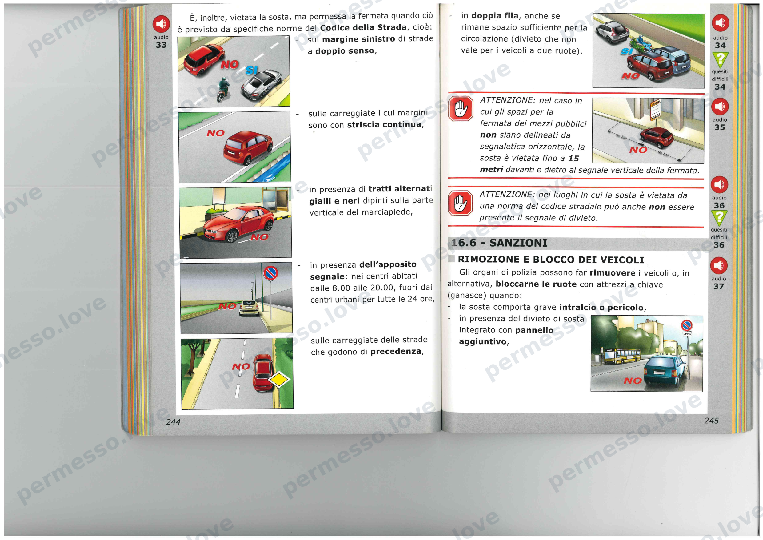 Patente Semplificato - Chapters 13-19 (Traffic Regulations) - page 32/57