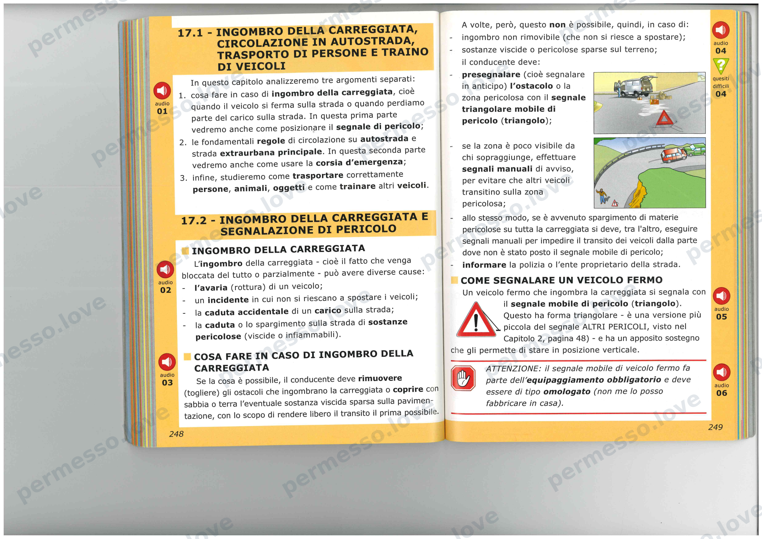 Patente Semplificato - Chapters 13-19 (Traffic Regulations) - page 34/57