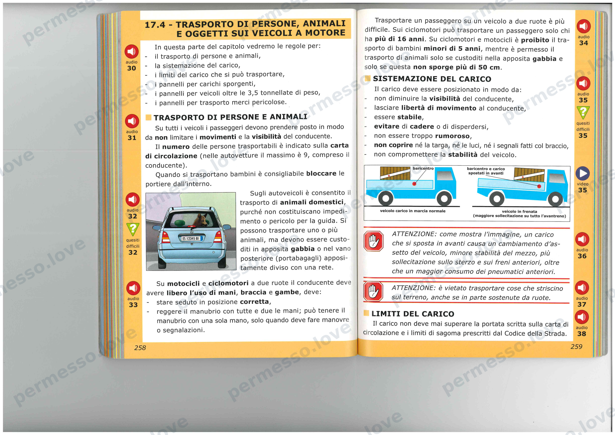 Patente Semplificato - Chapters 13-19 (Traffic Regulations) - page 39/57
