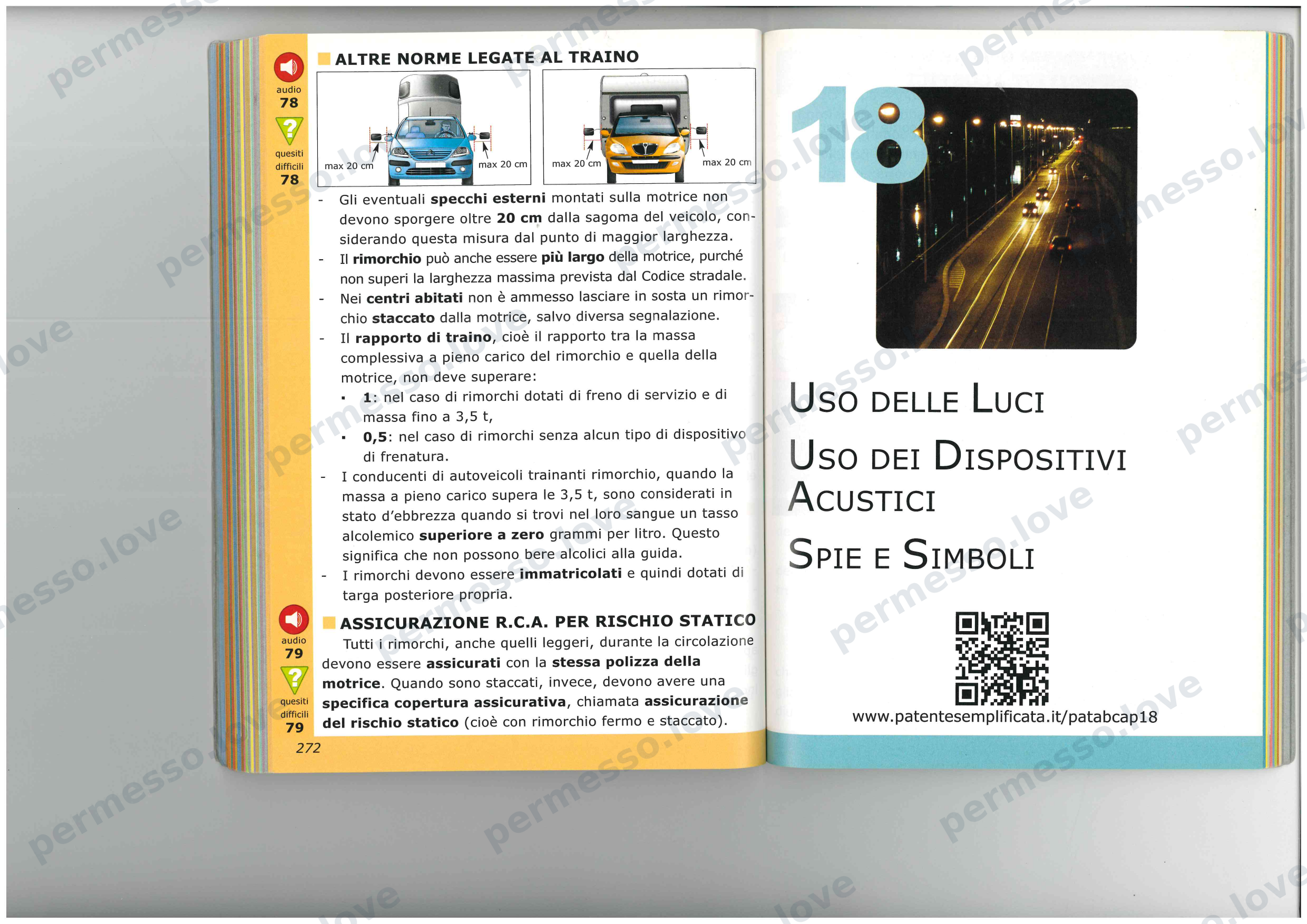 Patente Semplificato - Chapters 13-19 (Traffic Regulations) - page 46/57