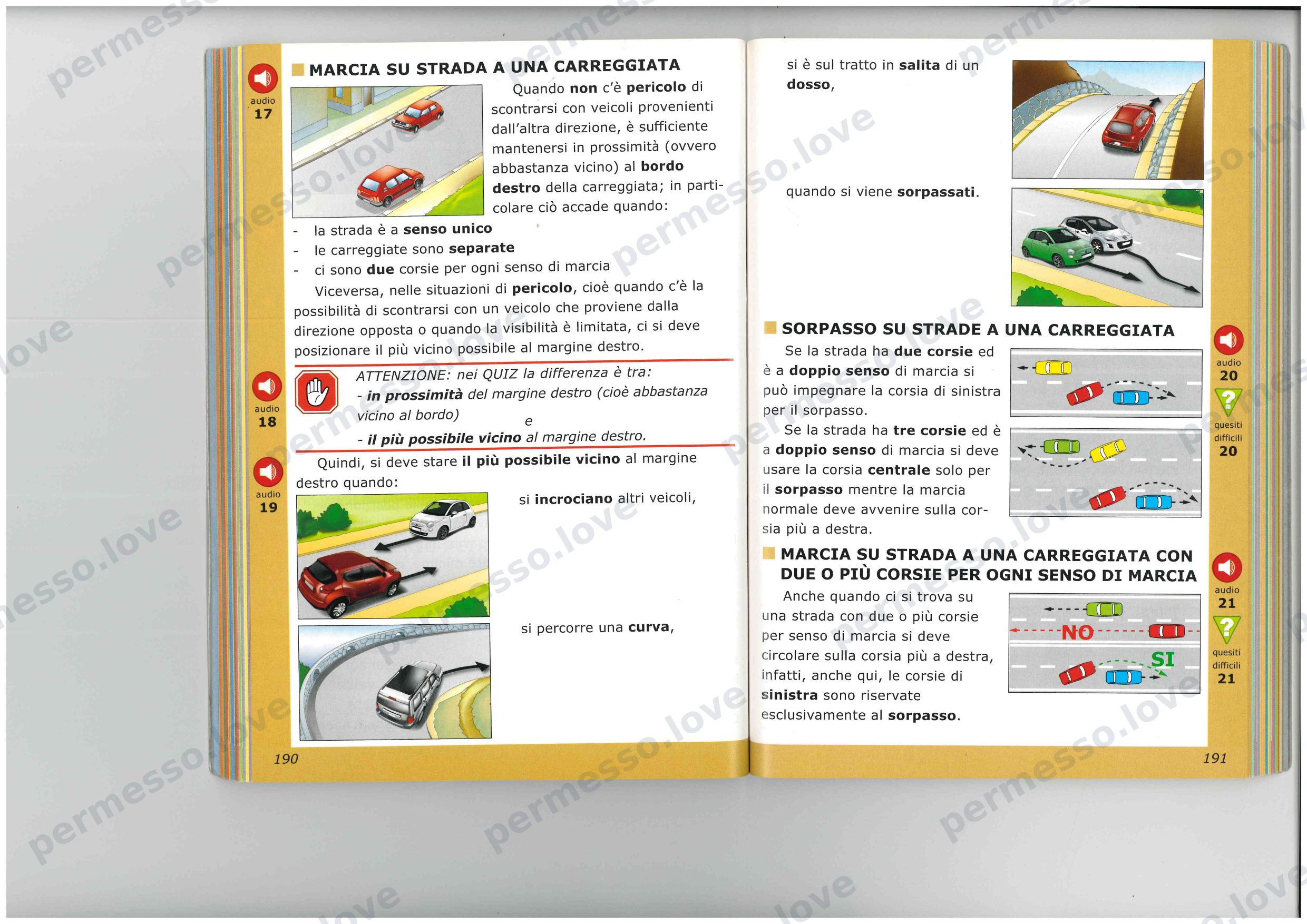 Patente Semplificato - Chapters 13-19 (Traffic Regulations) - page 5/57