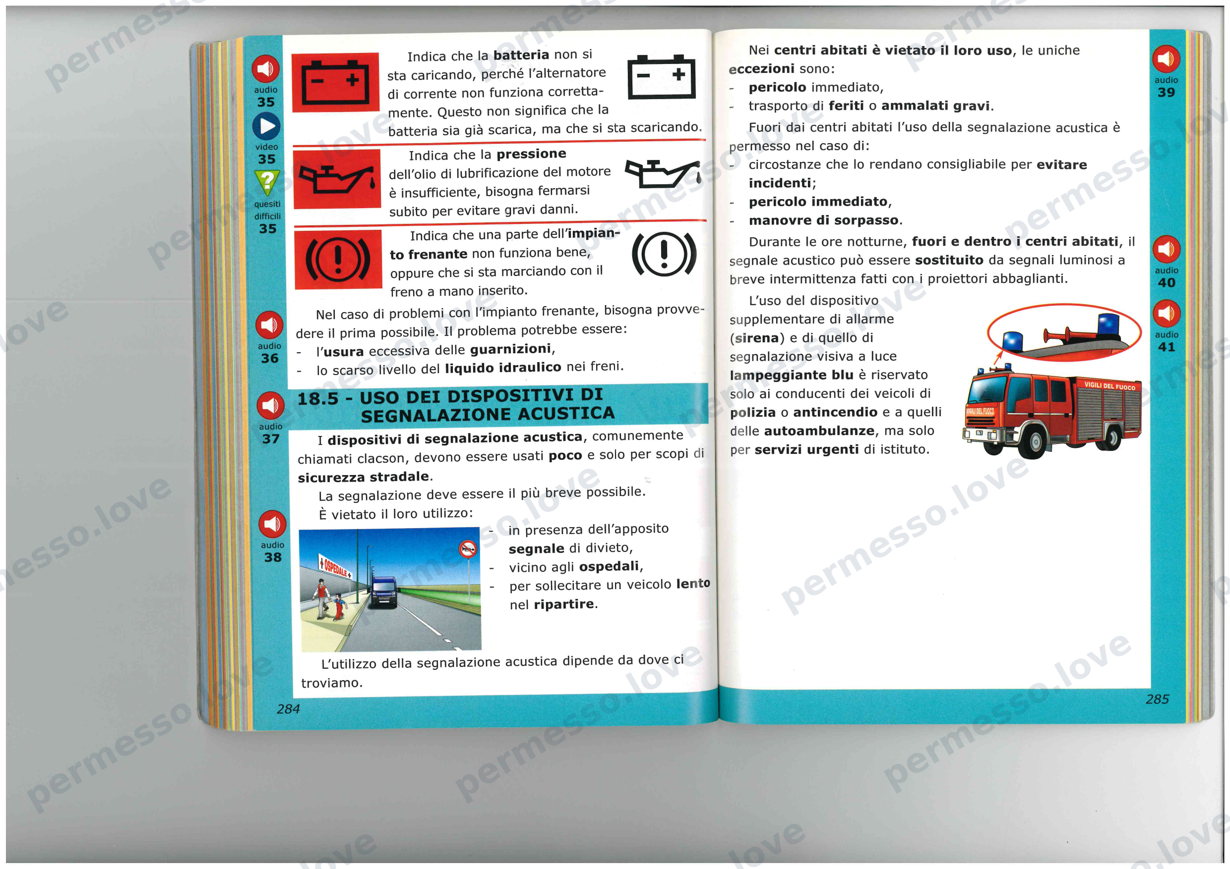 Patente Semplificato - Chapters 13-19 (Traffic Regulations) - page 52/57
