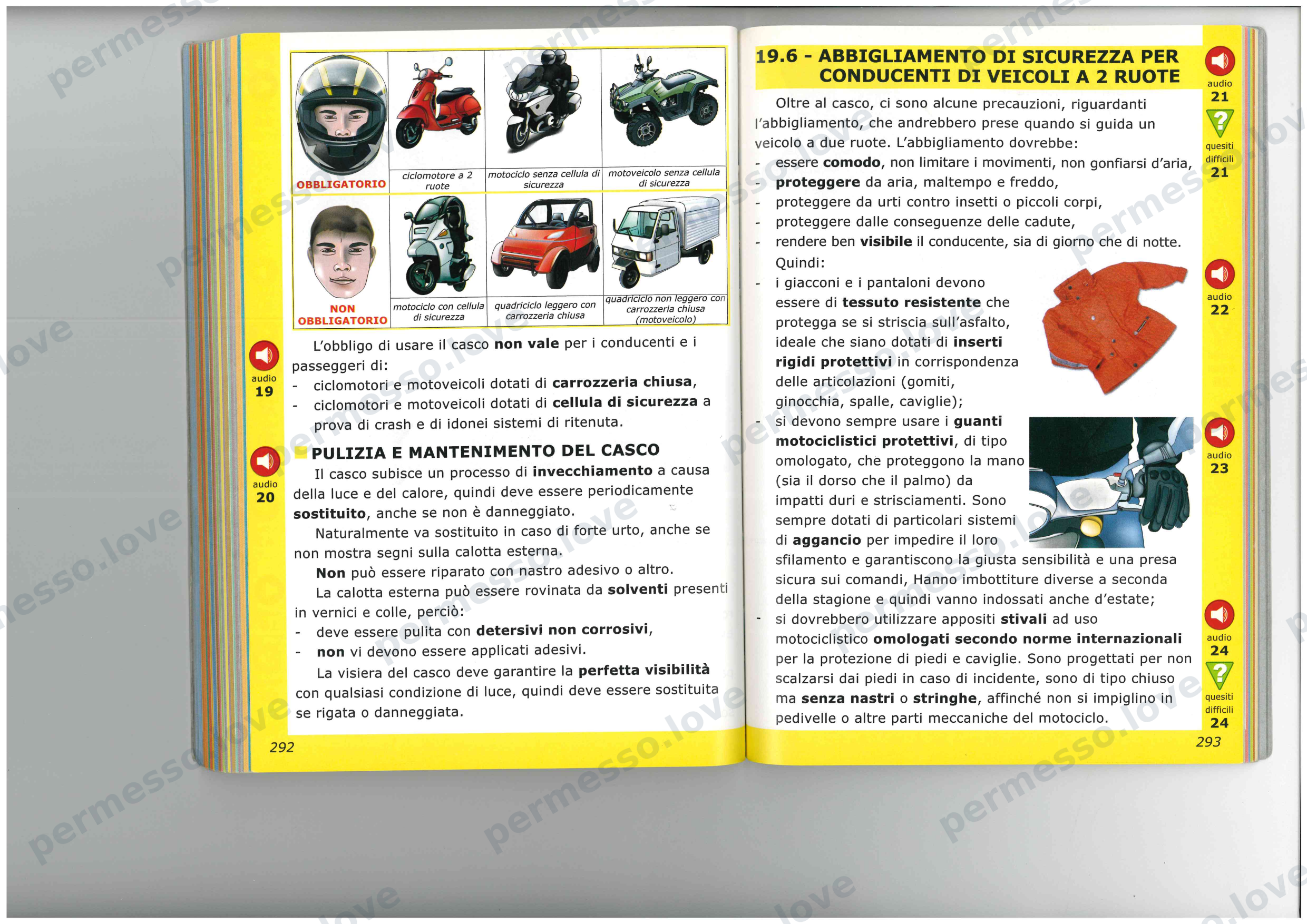 Patente Semplificato - Chapters 13-19 (Traffic Regulations) - page 56/57