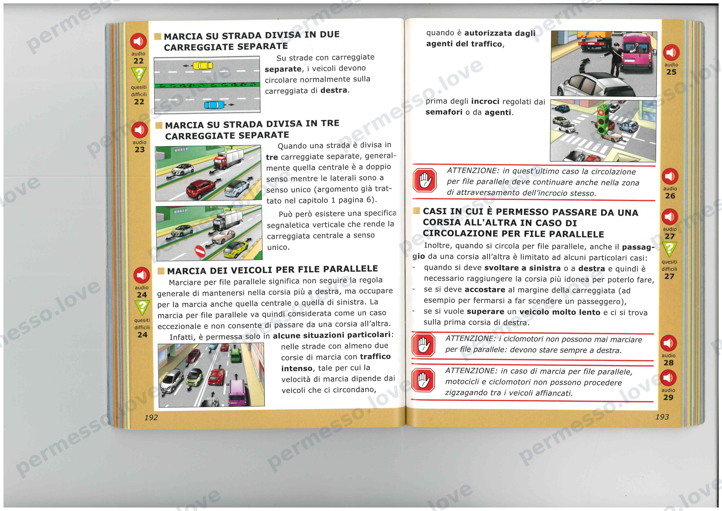 Patente Semplificato - Chapters 13-19 (Traffic Regulations) - page 6/57