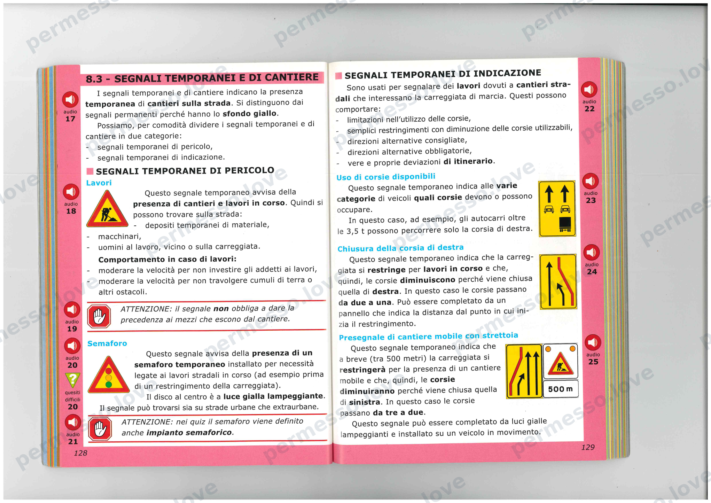 Patente Semplificato - Chapters 8-12 (Traffic Signs and Markings) - page 4/31