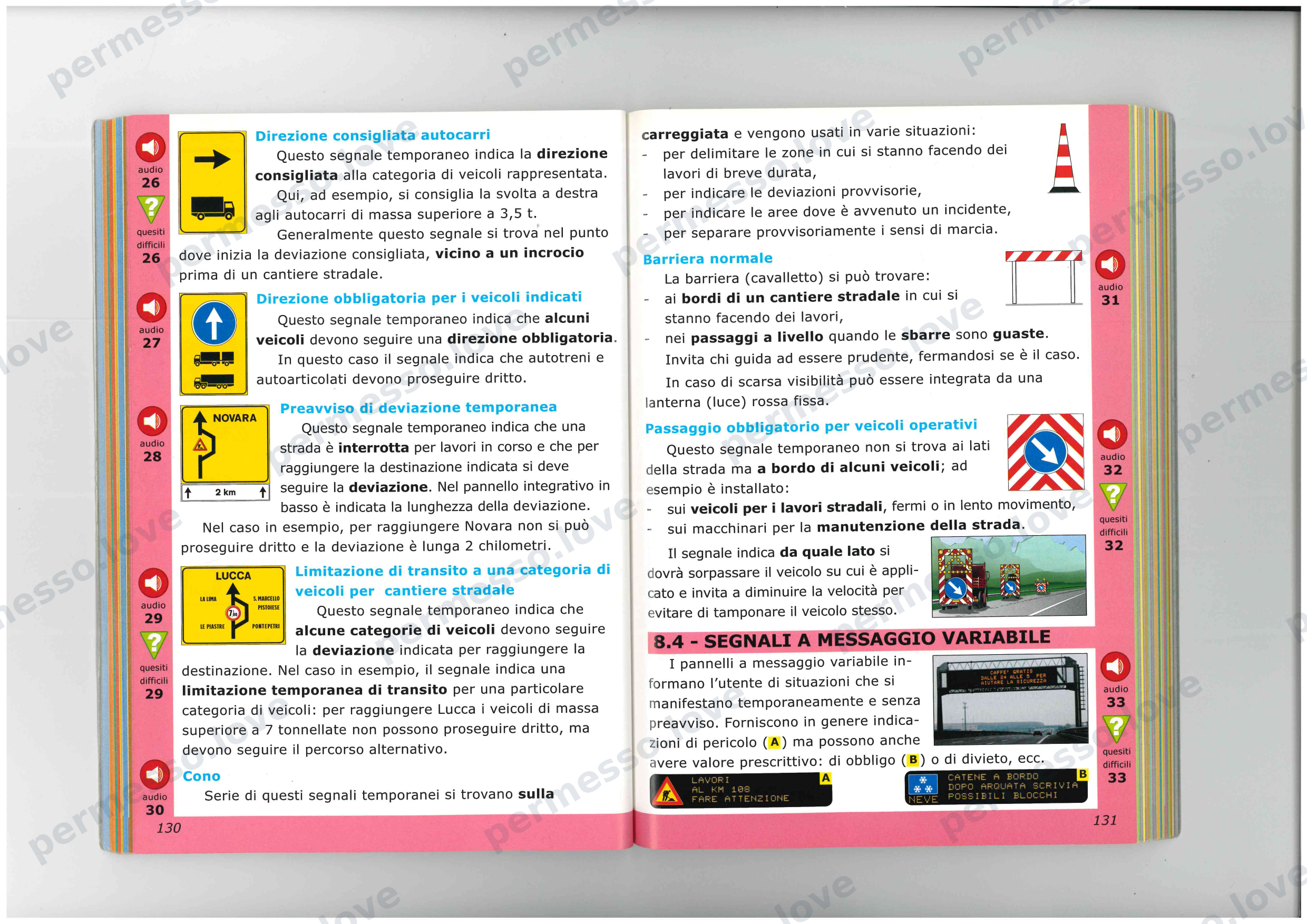 Patente Semplificato - Chapters 8-12 (Traffic Signs and Markings) - page 5/31