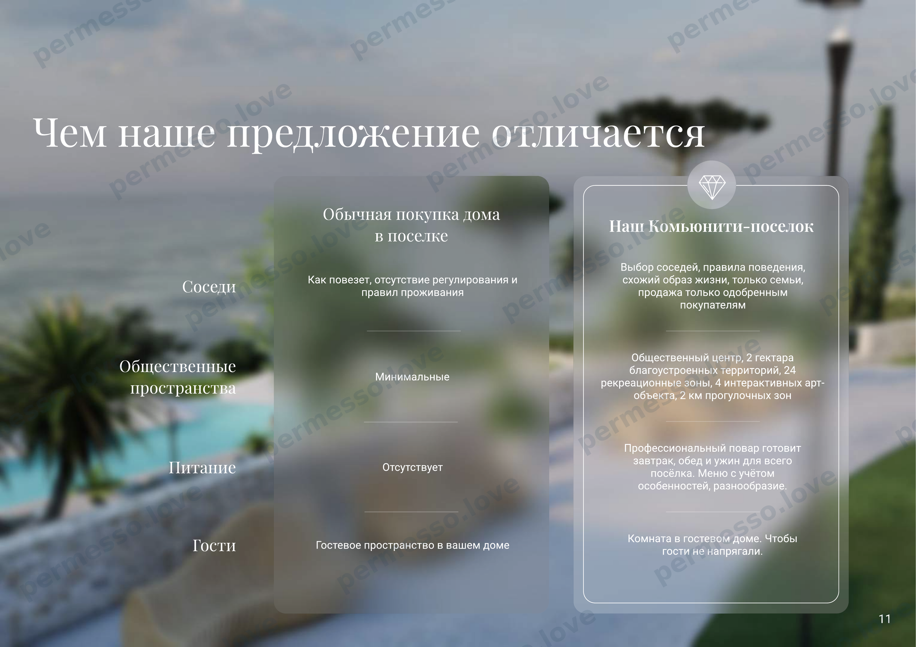 Презентация проекта «Sentimenti» - русскоязычный поселок на побережье Италии - страница 12/66